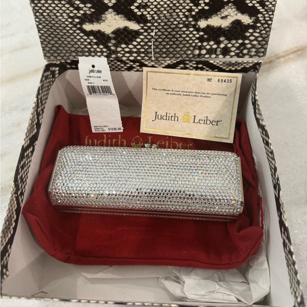 Judith Leiber crystal clutch